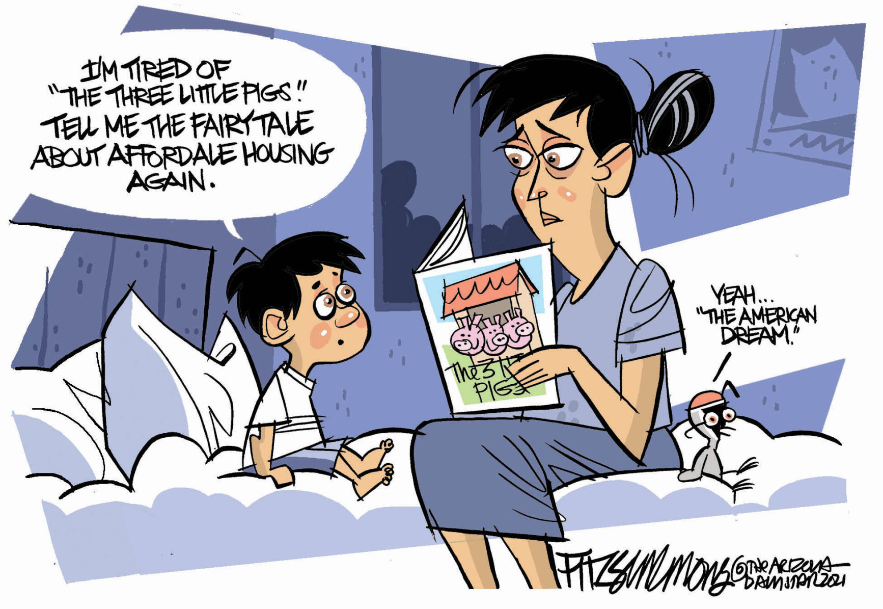 Daily Fitz Cartoon: Housing Lore